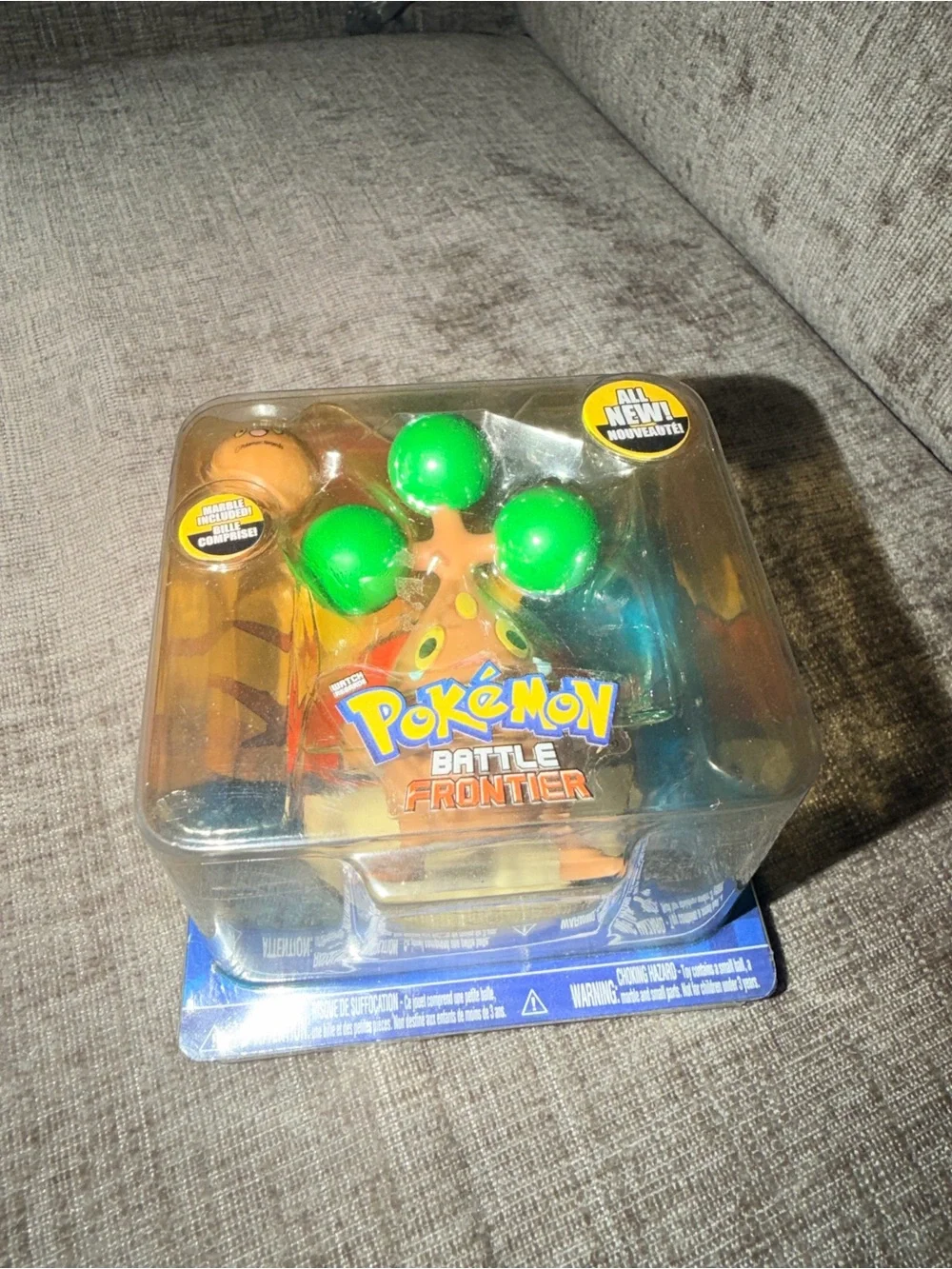 Pokémon‎ Battle Frontier Bonsly Figure with Poké Ball Marble 2007 Jakks Pacific